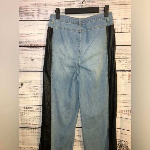 Women’s jeans with black snake skin side stripe - Picture 13 of 15